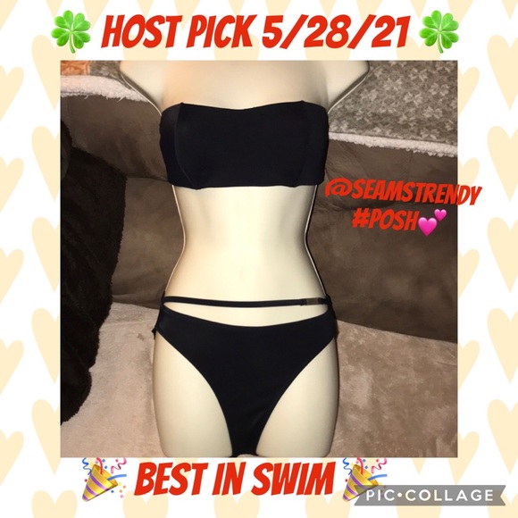 sun streak Other - 6 sun streak bikini with strapless top black